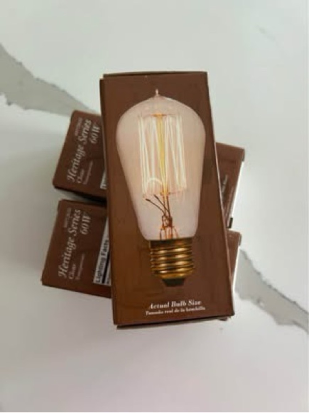 Heritage 3 Light Bulbs Heritage Series Squirrel Cage Filament 0607167 Bulb